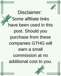 Disclaimer: Some affiliate links have been used in this post. Should you purchase from these companies GTHG will earn a small commission at no additional cost to you.