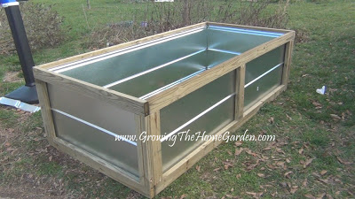 raised bed from metal roofing