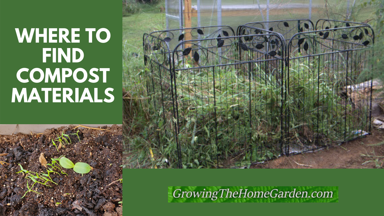 Where to Find Compost Materials